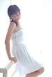 Biała sukienka bez ramiączek S1470 - Japan Style
