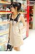 Morelowa sukienka damska S1754 - Japan Style