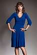Niebieska sukienka Maria s01 Indygo - Nife