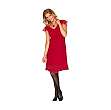 Sukienka czerwona, z krótkimi rękawkami - Cellbes