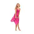 Sukienka plażowa, różowa, bez ramiączek- CELLBES
