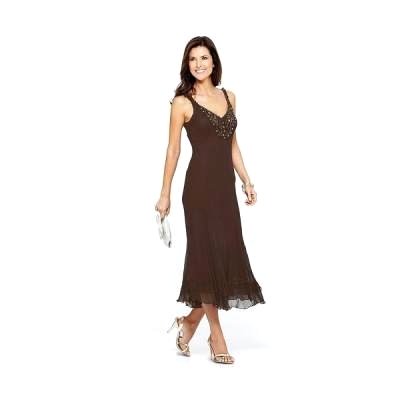 Elegancka sukienka z cieniutkimi ramiączkami - SAVOIR
