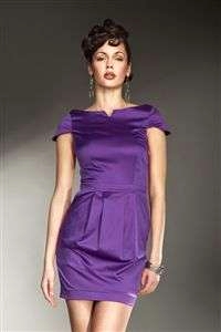 Fioletowa sukienka mini Allesandria s11 - Nife